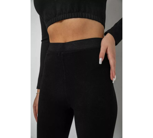 Лосіни демісезонні одношовні, колір чорний, 139RF211-5