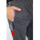 Спорт мужские брюки, цвет темно-серый, 244R41125