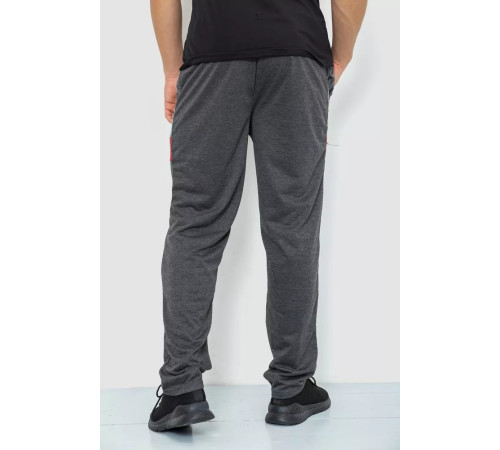 Спорт мужские брюки, цвет темно-серый, 244R41125