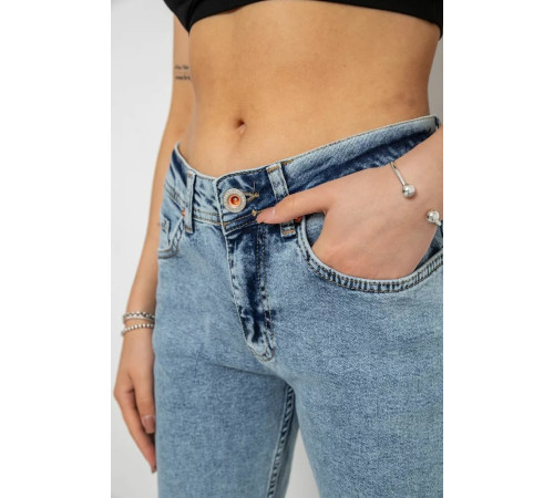 Джинси жіночі, колір блакитний, 244R1417