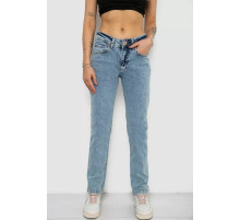 Джинсы женские, цвет голубой, 244R1417.