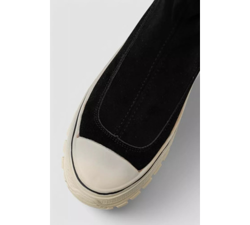 Черевики жіночі демісезонні, колір чорно-білий, 243RBC26