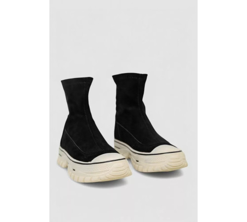 Черевики жіночі демісезонні, колір чорно-білий, 243RBC26