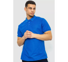 Поло чоловіче однотонне, колір електрик, 243RA61