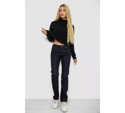 Джинси жіночі Slim Fit, колір темно-синій, 244R0190