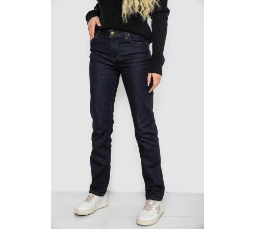 Джинси жіночі Slim Fit, колір темно-синій, 244R0190