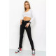 Джинси жіночі однотонні, колір чорний, 226R9538-4