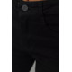 Джинси жіночі однотонні, колір чорний, 226R9538-4