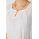 Блуза, колір молочний, 244RM205