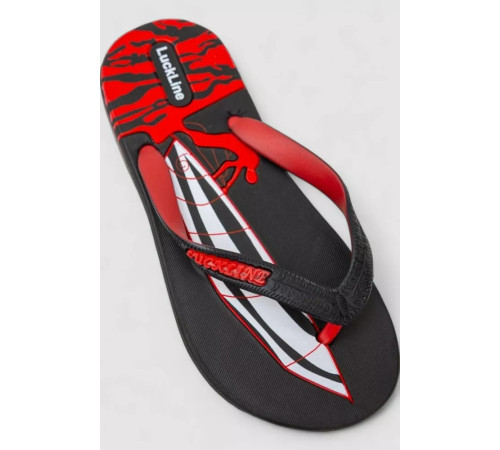 В'єтнамки жіночі, колір чорно-червоний, 243R2002L-21