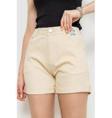 Шорти жіночі стрейчові, колір світло-бежевий, 214R653