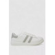 Кросівки жіночі шкіра, колір біло-сірий, 248RL2420-4