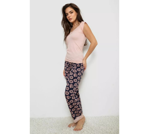 Пижама женская, цвет персиковый, 243R1484-028