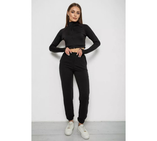 Спортивні штани жіночі, колір чорний, 238R345-1