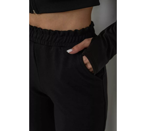Спортивні штани жіночі, колір чорний, 238R345-1