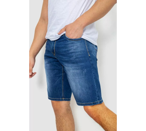 Шорты мужские джинсовые, цвет синий, 244R5A-048