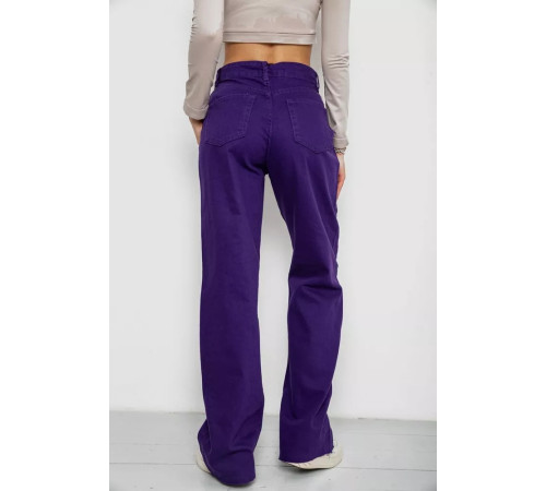 Джинси жіночі, колір фіолетовий, 250R1077