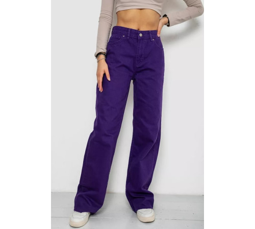 Джинси жіночі, колір фіолетовий, 250R1077