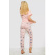 Піжама жіноча з принтом, колір рожевий, 243R15472