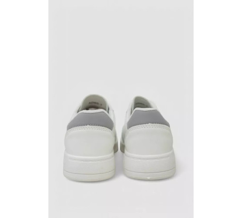 Кеди жіночі з перфорацією, колір біло-сірий, 248RAD60