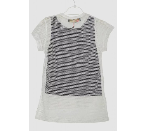 Костюм для девочек нарядный, цвет бело-черный, 247R286