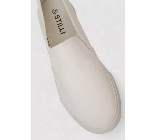 Кеды из ткани, цвет белый, 248RLX01