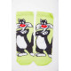Жіночі шкарпетки, салатового кольору з мультяшним принтом, 167R360