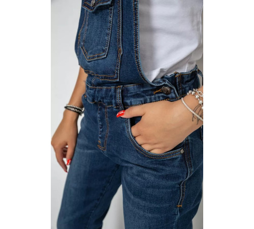 Жіночий комбінезон, колір синій, 250R6001