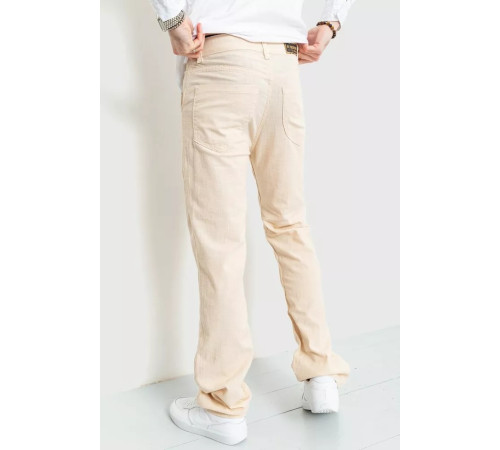 Штани чоловічі класичні, колір світло-бежевий, 167R7058