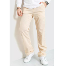 Штани чоловічі класичні, колір світло-бежевий, 167R7058