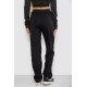 Спортивні штани жіночі на флісе, колір чорний, 244R5173