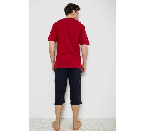 Пижама мужская, цвет бордово-синий, 243R2015-5