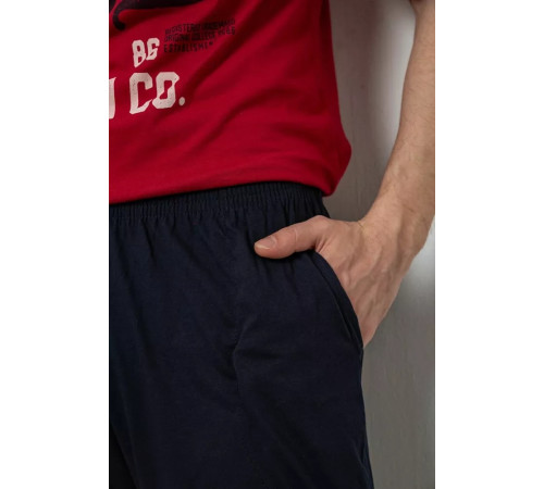 Пижама мужская, цвет бордово-синий, 243R2015-5