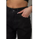 Джинсы женские MOM, цвет черный, 244R1382