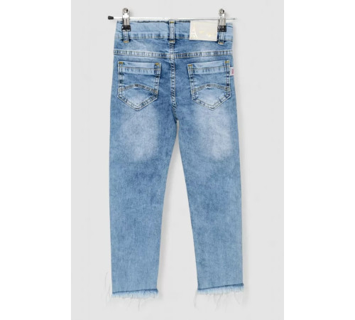 Джинсы для девочек, цвет темно-голубой, 247R1823.