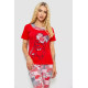 Женская пижама, цвет красный, 243R03677