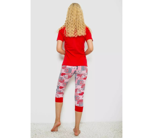 Женская пижама, цвет красный, 243R03677