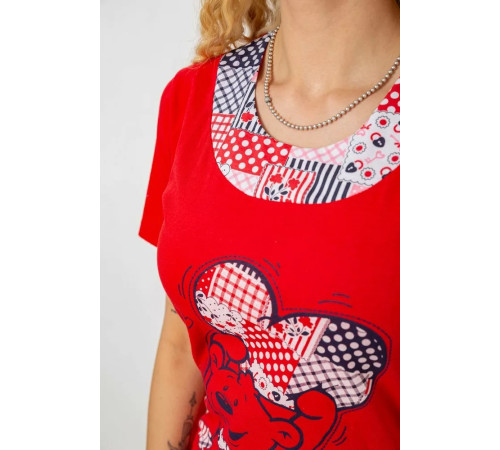 Женская пижама, цвет красный, 243R03677