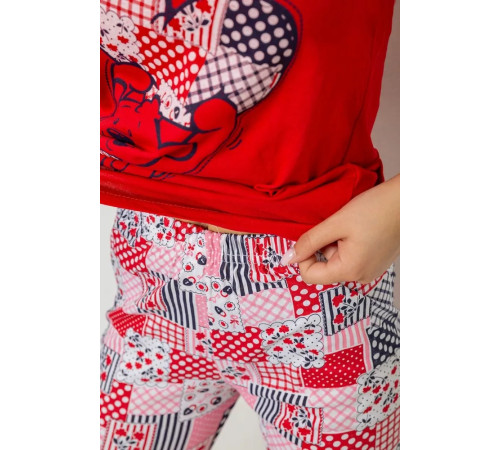Женская пижама, цвет красный, 243R03677