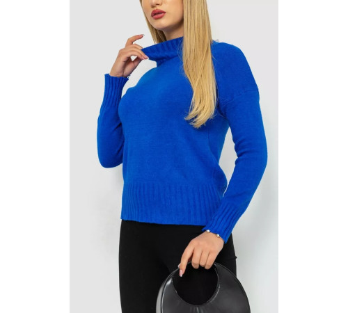 Кофта женская однотонная, цвет электрик, 244R2028