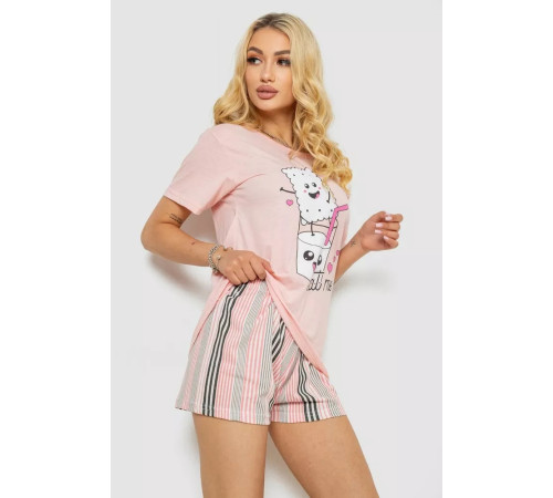 Пижама женская, цвет персиковый, 243R50712.