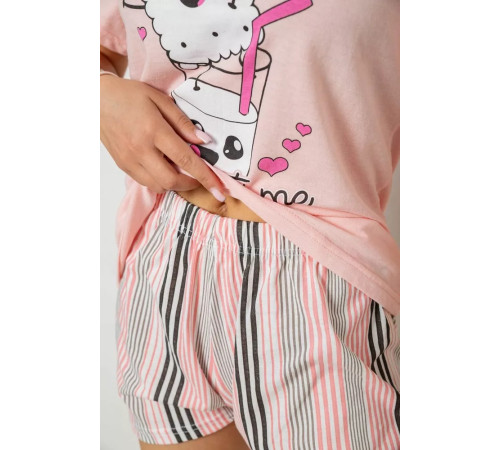 Пижама женская, цвет персиковый, 243R50712.