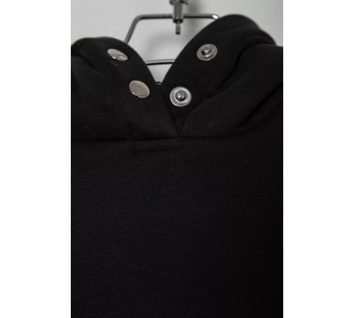 Спортивний костюм дитячий на флісі, колір чорний, 102R1520