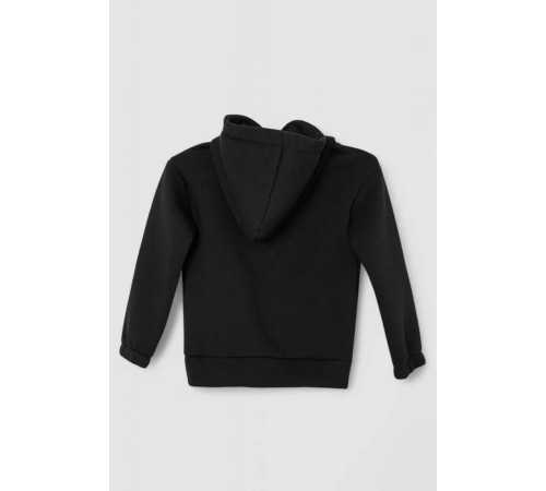 Спортивний костюм дитячий на флісі, колір чорний, 102R1520