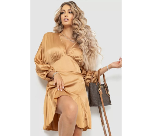 Сукня, колір темно-бежевий, 115R0463-3