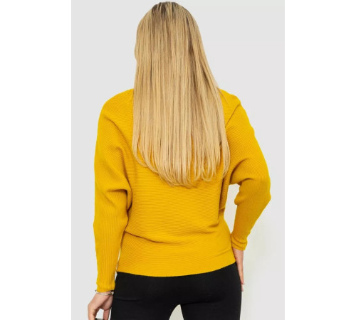 Кофта женская однотонная, цвет горчичный, 244R2034