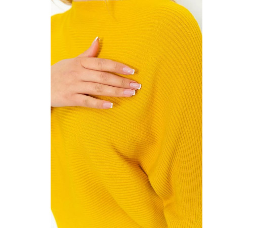 Кофта женская однотонная, цвет горчичный, 244R2034