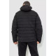 Куртка чоловіча демісезонна з капюшоном, колір чорний, 234R88984