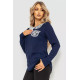 Блуза жіноча, колір темно-синій, 172R135