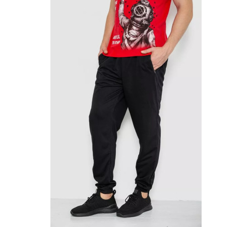 Спорт чоловічі штани, колір чорний, 244R41236